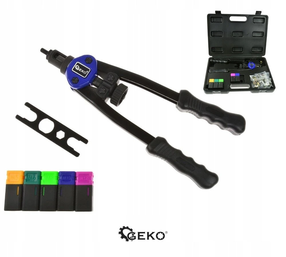 Geko Įmovų veržlių kniediklis M5-M12 GEKO PREMIUM (5)