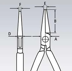 Knipex 35 22 115 , Electronics pliers