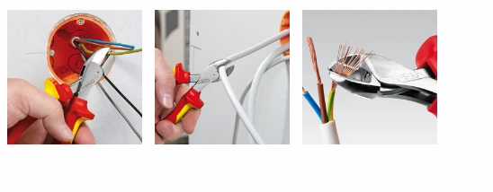 Žnyplės šoninio kirpimo X-Cut 160mm VDE, Knipex