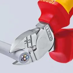 Knipex vielos nuplėšimo replės 160 mm izoliuotos (14 26 160)