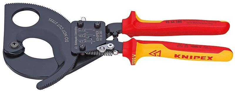 Terkšlinės kabelio žirklės 280mm KNIPEX 9536