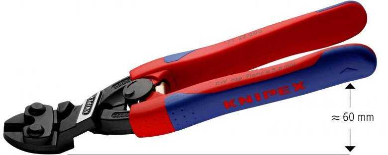 KNIPEX CoBolt kompaktiški varžtų pjaustytuvai