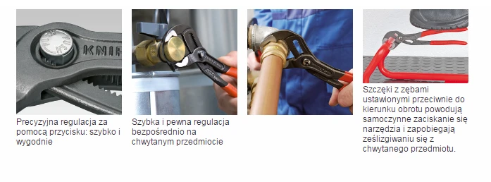 Knipex vamzdžių replės Cobra 125mm (87 01 125)