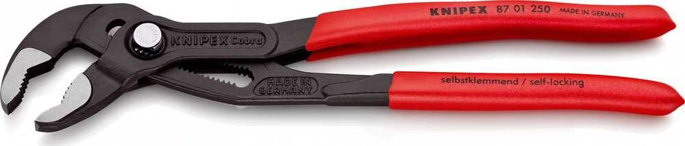 Knipex 250 mm PVC vamzdžių replės Cobra (87 01 250)