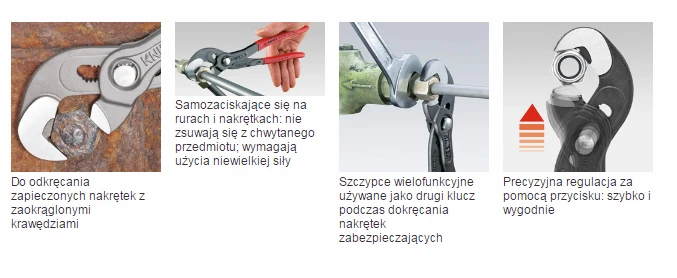 Replės-veržliaraktis KNIPEX 8741