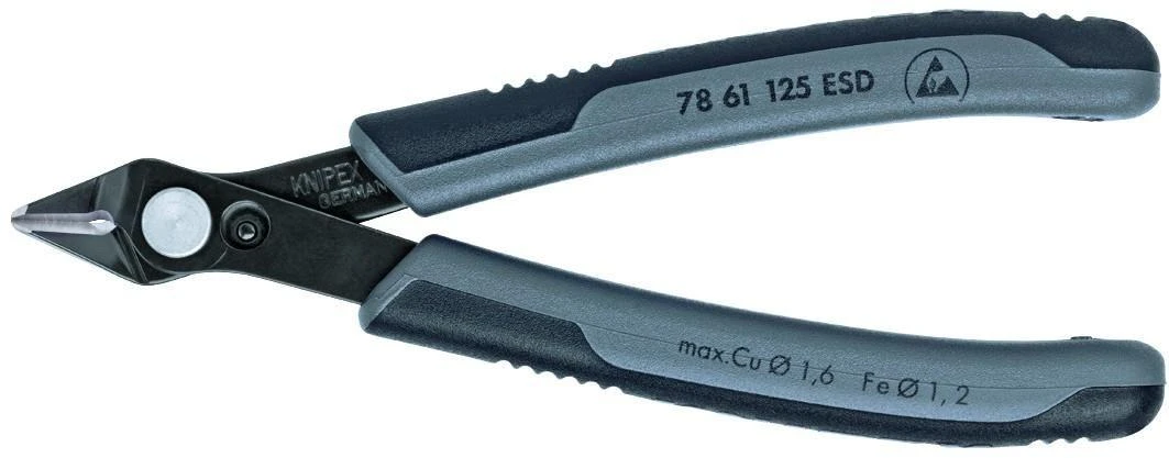 Kandyklės elektronikui ESD 125mm, 78 61 125 ESD KNIPEX