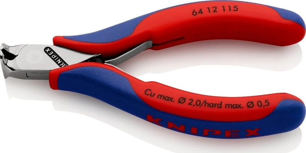 KNIPEX elektronikos galų pjovimo žnyplė