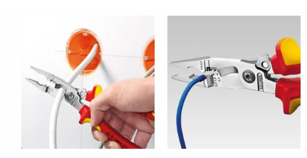 Knipex replės elektros instaliacijai 6in1 200mm 1000V VDE (13 86 200)