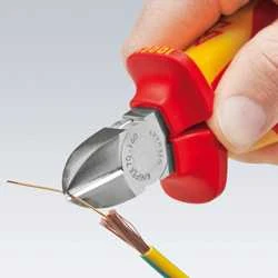 Knipex izoliuotos įstrižinės frezos 100V 180mm (70 06 180)