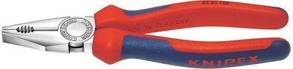 KNIPEX kombinuotos replės chromuotos 180 mm