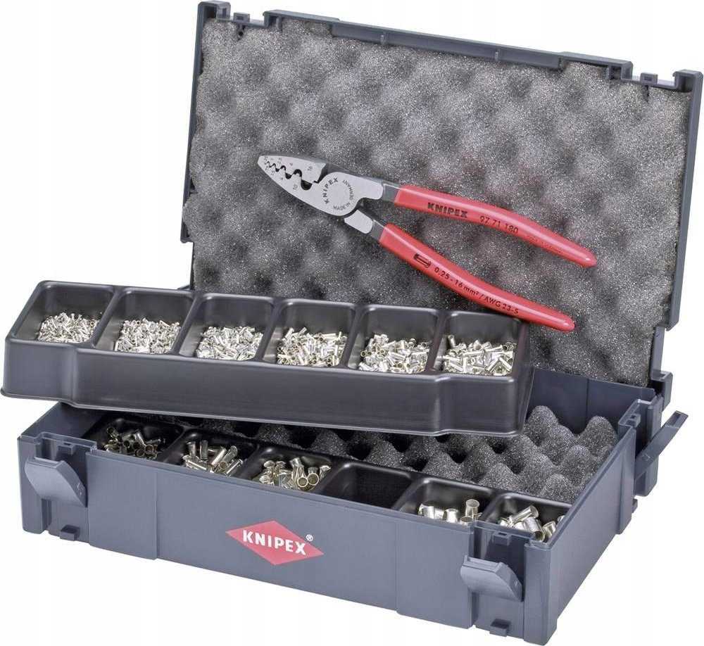 Knipex KNIPEX Įspaudimo įvorių rinkinys laidų įvorėms