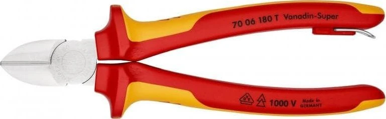 KNIPEX įstrižainė pjaustytuvas