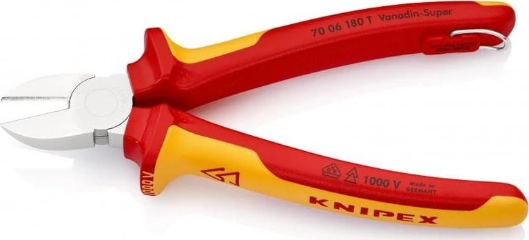 KNIPEX įstrižainė pjaustytuvas