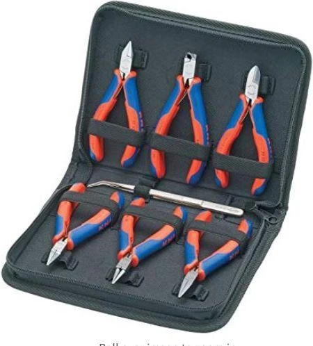 KNIPEX elektronikos replių rinkinys, 7 vnt