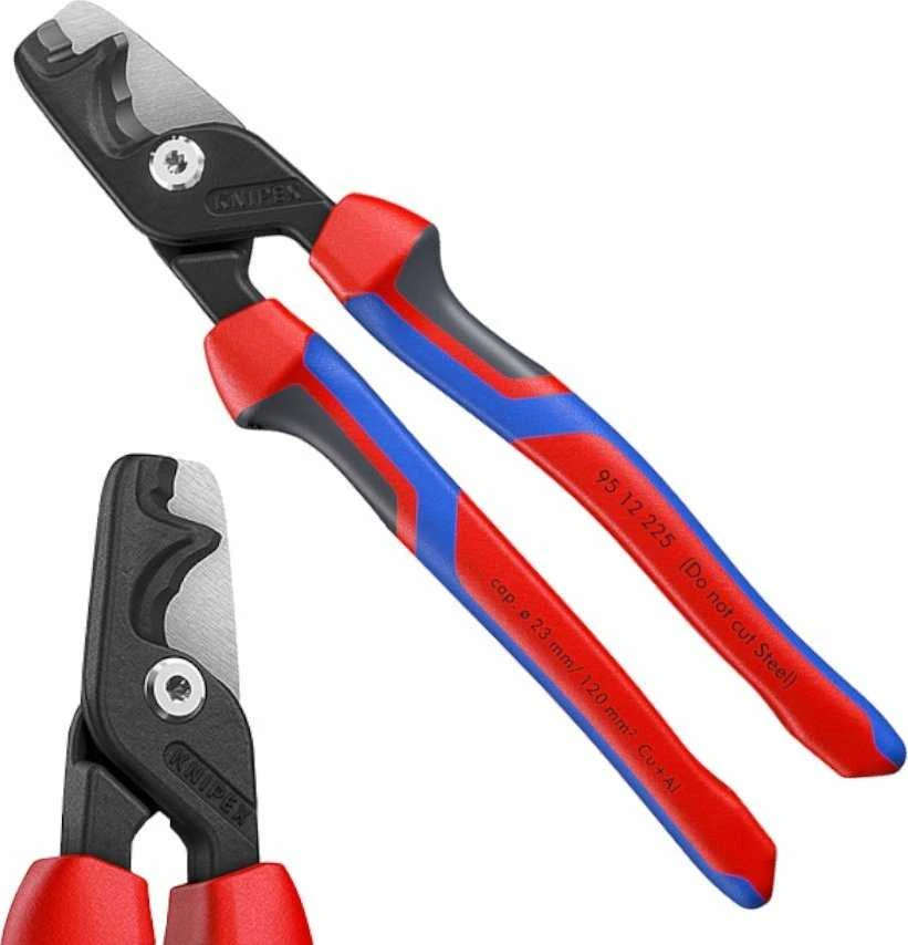 KNIPEX StepCut XL kabelių žirklės KOMPOZITAS 225mm