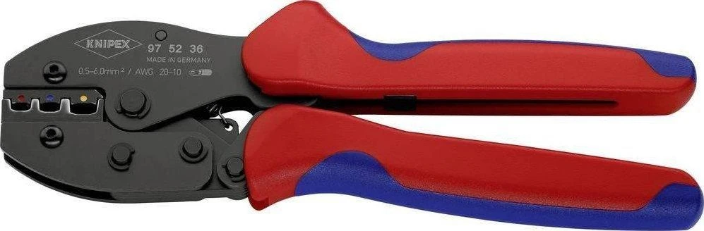 KNIPEX PreciForce® užspaudimo replės 220 mm, savitarnos ekrano pakuotėje