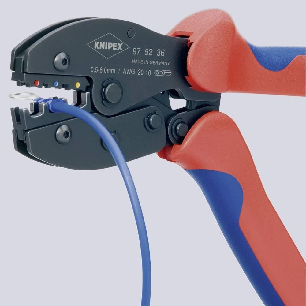 KNIPEX PreciForce® užspaudimo replės 220 mm, savitarnos ekrano pakuotėje