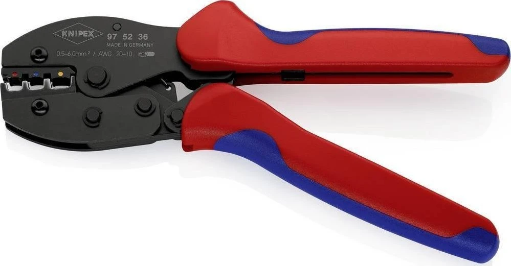 KNIPEX PreciForce® užspaudimo replės 220 mm, savitarnos ekrano pakuotėje