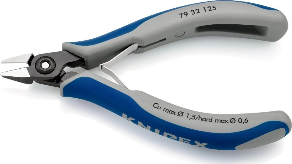 KNIPEX tikslios elektroninės įstrižainės pjaustytuvas