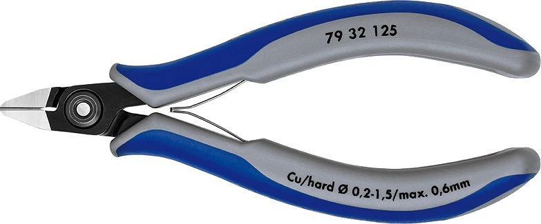 KNIPEX tikslios elektroninės įstrižainės pjaustytuvas