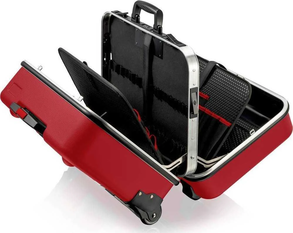 Knipex Įrankių lagaminas BIG TWIN MOVE Raudonas, tuščias