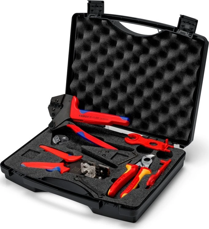 „Knipex Knipex Toolbox“, skirtas fotovoltiniam MC4