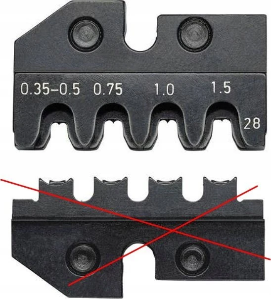 KNIPEX vielos padavimo kamštis