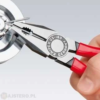 KNIPEX kombinuotos replės chromuotos 180 mm