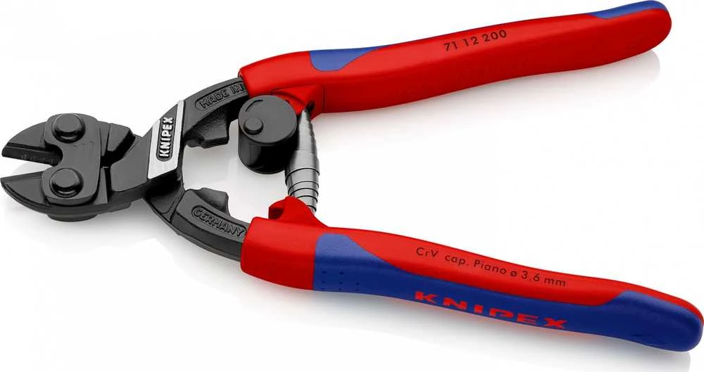 Kirpimo replės Cobolt 200 D 6mm su fiksatorium, Knipex