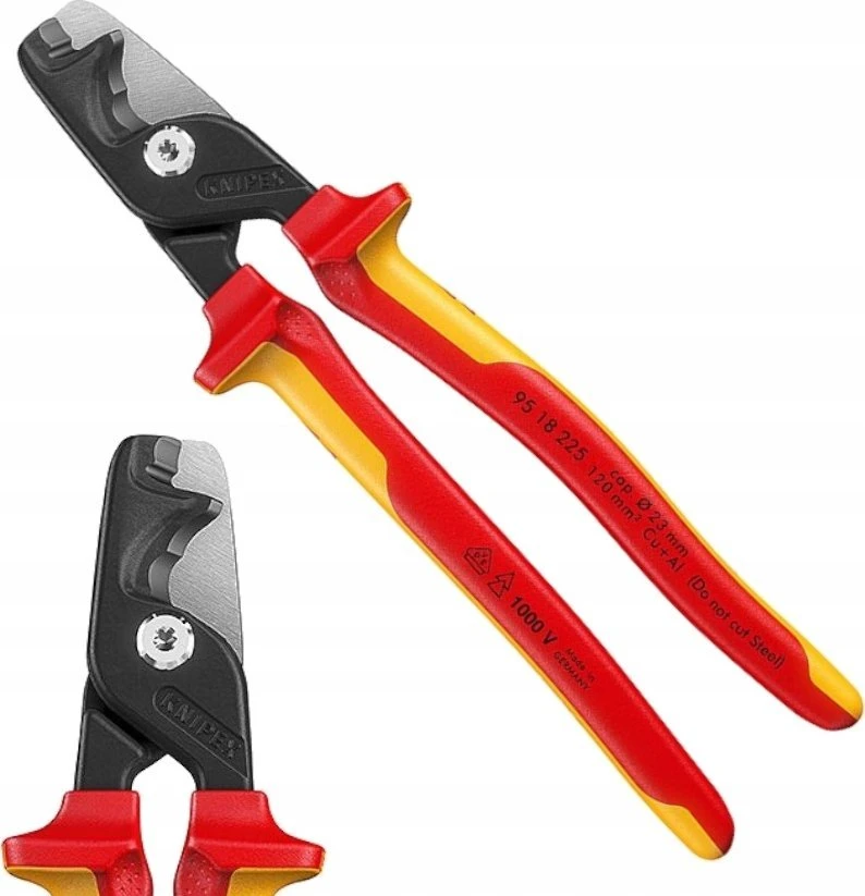 Kabelio kirpimo žirklės Knipex 9518225; 225 mm