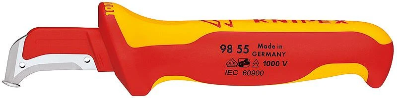 Knipex izoliuotas nuplėšimo peilis (98 55)