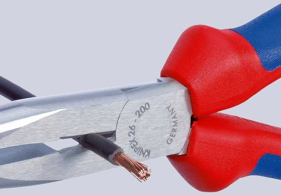 Smailianosės šoninio kirpimo replės 200mm, Knipex