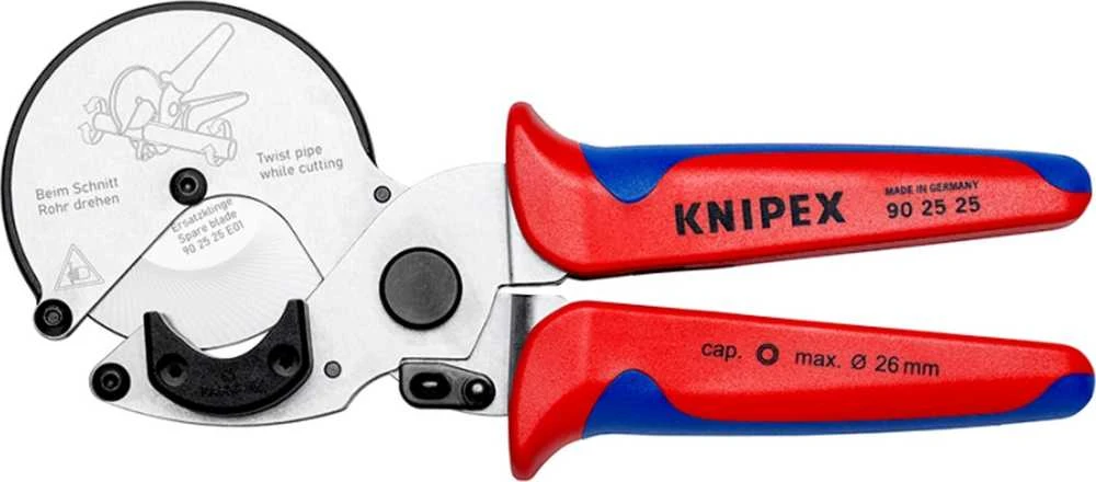Plastikinių vamzdžių kirpimo replės KNIPEX 9025