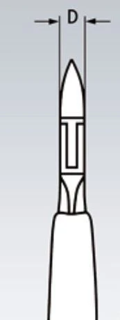 Knipex Precision šoninės frezos 0,6-1,6 mm, ilgis 115 mm Cu (77 12 115)