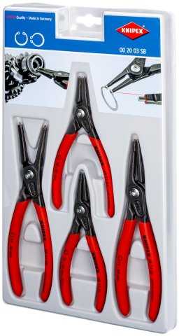 Replių komplektas Knipex 002003SB; 4 vnt.
