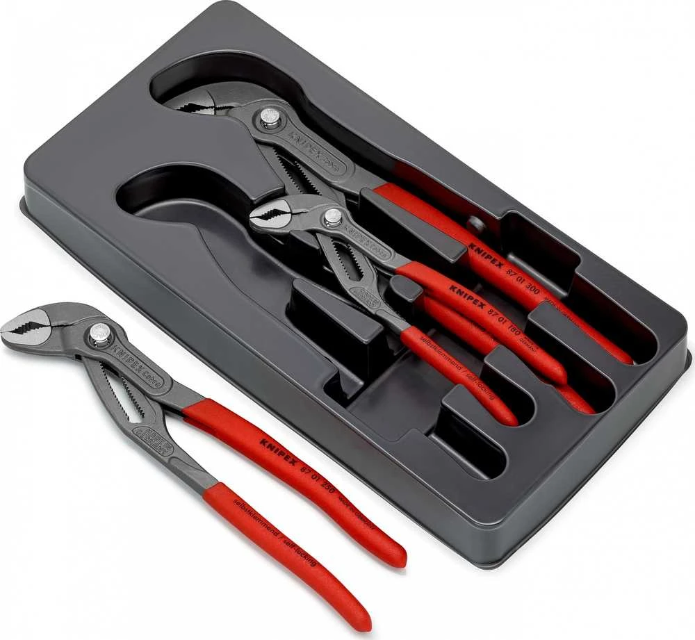 Knipex replių komplektas Cobra, 3 vnt.