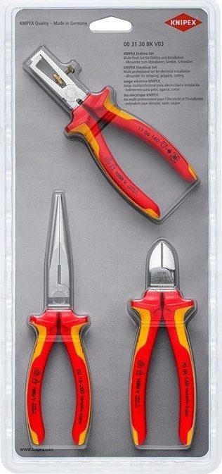 Knipex Rinkinys NARZÄDZI DO PRAC ELEKTROINSTALACYJNYCH 3SZT.
