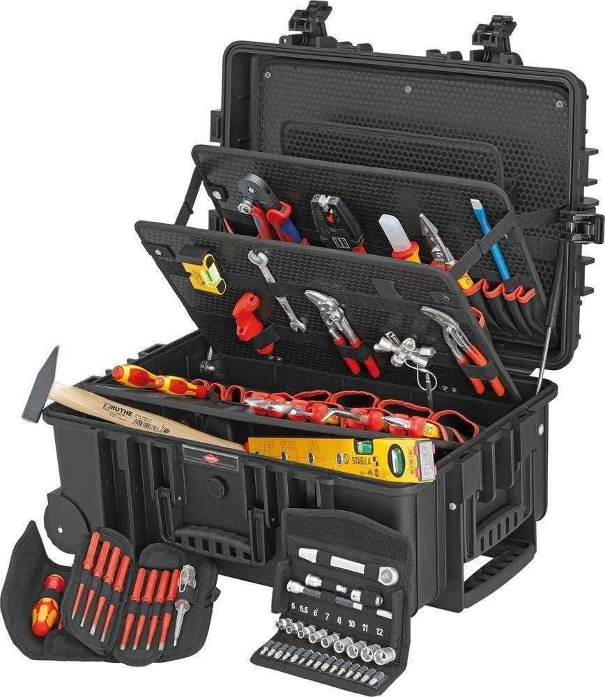 Įrankių dėžė KNIPEX Robust45 Move Electric, 45 L