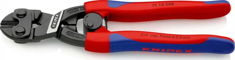 Kirpimo replės Cobolt 200 D 6mm su fiksatorium, Knipex