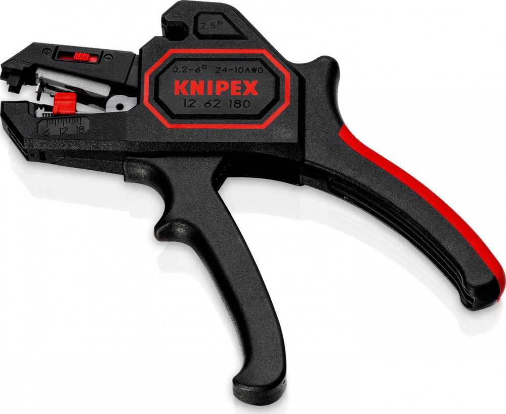 Knipex savaime besireguliuojančios vielos nuplėšimo replės 180 mm (12 62 180)