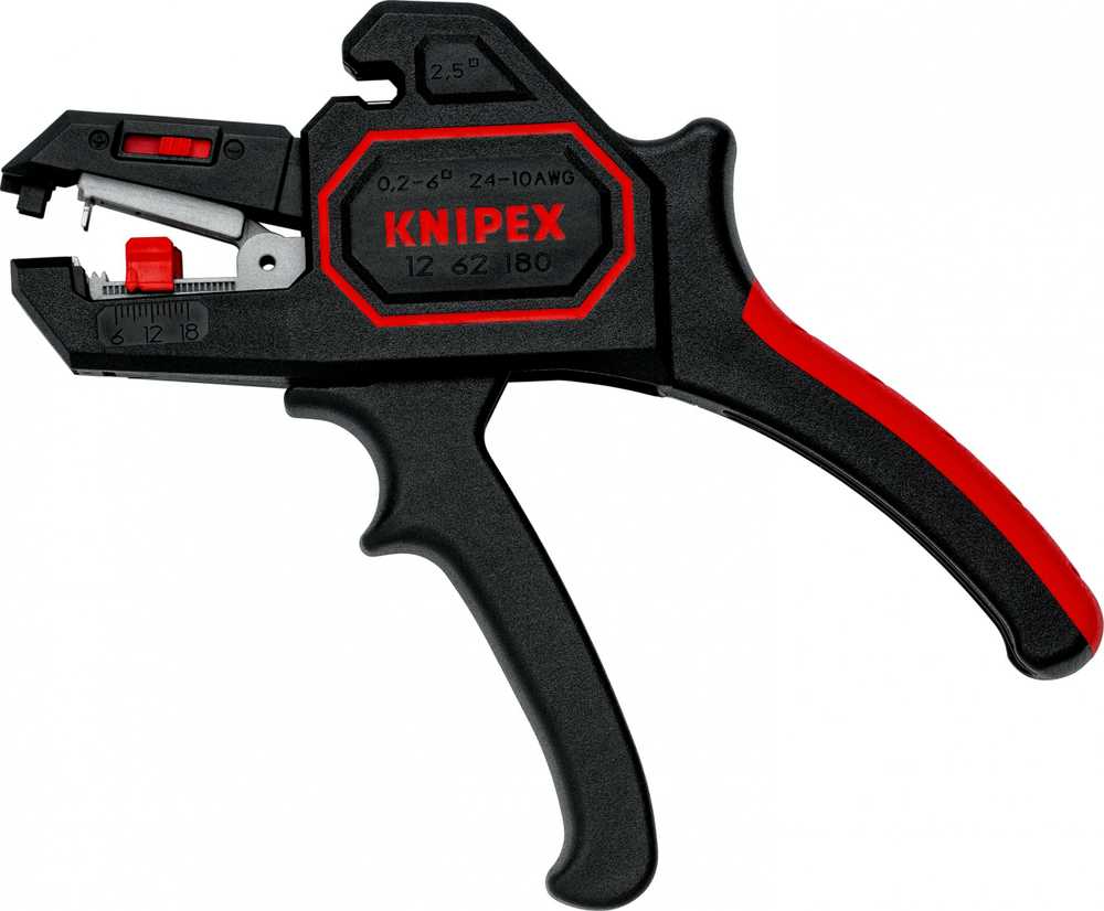 Knipex savaime besireguliuojančios vielos nuplėšimo replės 180 mm (12 62 180)