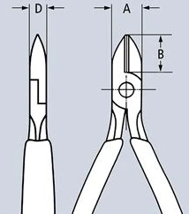 Kirpimo replės KNIPEX 7612