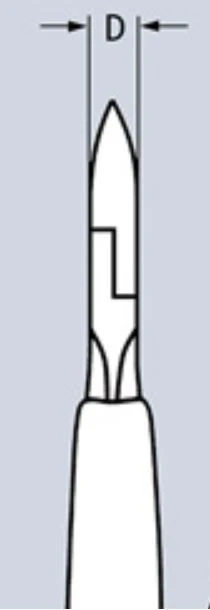 Kandyklės Cu Ø0.4-2.5mm 125mm, 76 22 125 KNIPEX
