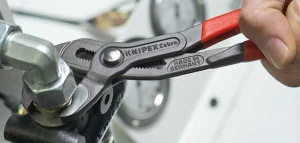 Replės COBRA, dvispalvės, chromuotos, 250 mm, Knipex