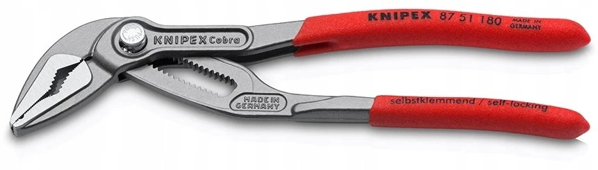 Vamzdinės replės KNIPEX Cobra 180mm