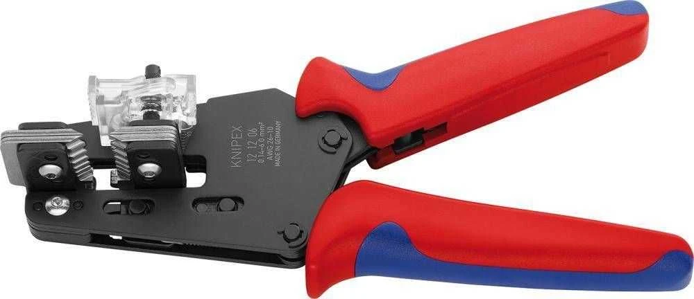 Nužievintojas laidui universalus, dvispalvis, Knipex