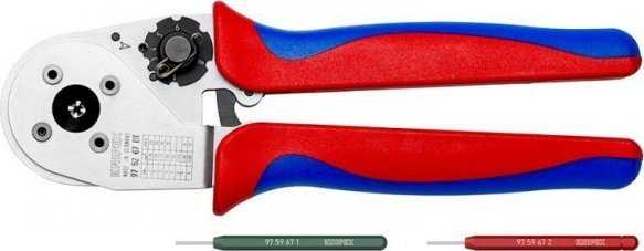 Knipex SZCZYPCE DO ZAGNIATANIA 4PUNKTOWEGO DO ZŁĄCZY DT (1 SZT)
