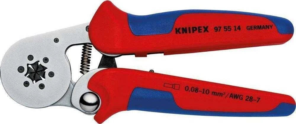 Antgalių užspaudimo replės su savaiminiu susireguliavimu KNIPEX 975514