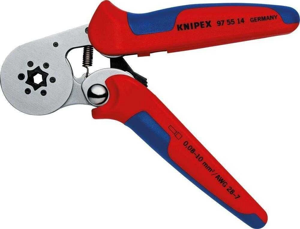 Antgalių užspaudimo replės su savaiminiu susireguliavimu KNIPEX 975514