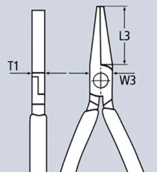 Replės Knipex 2002160; 160 mm